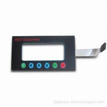 Membrane Switch Panel with LED/LCD Windows, High Quality and Waterproof UV Protection